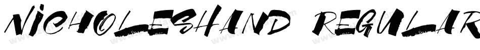 NicholesHand Regular字体转换